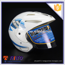 High quality full-face white ABS motorcycle helmet